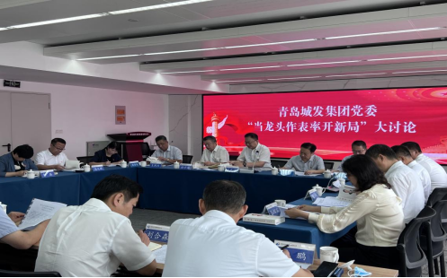 城發(fā)集團召開“當龍頭作表率開新局”大討論專題會議